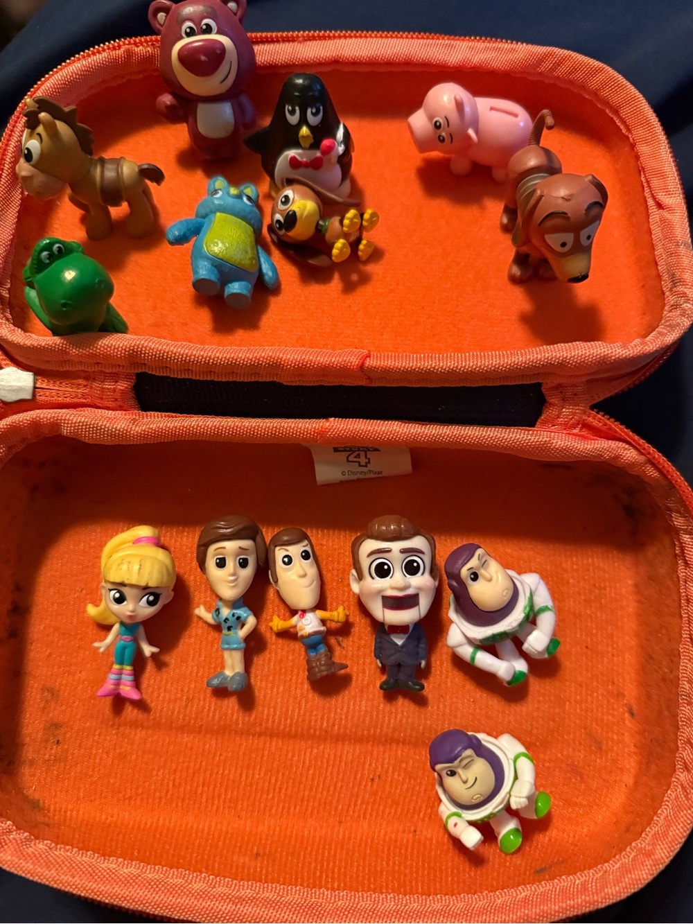 Disney Pixar Toy Story Orange Character Figure Set - miniature set